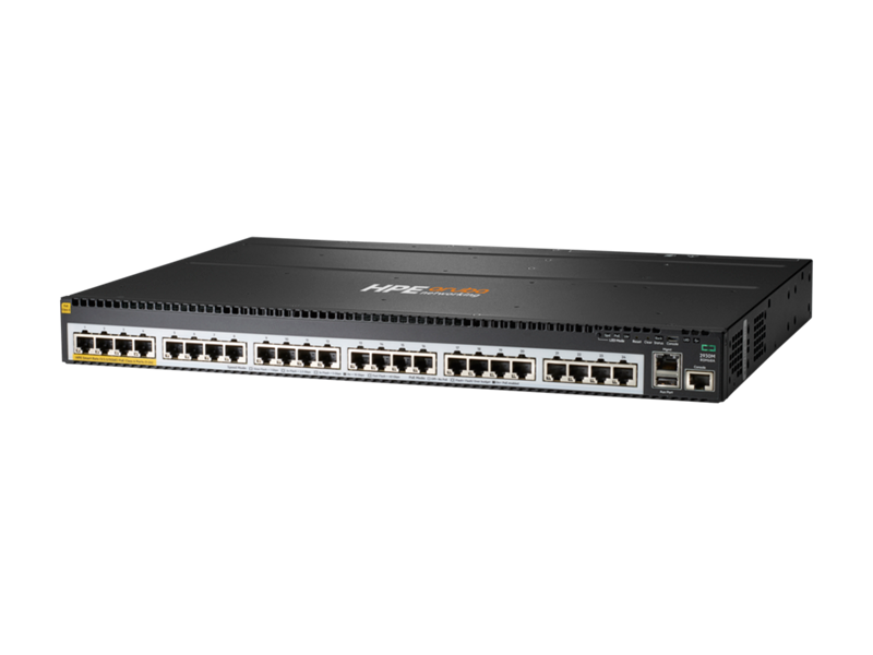 HPE Aruba Networking 2930M 24-Port Smart Rate PoE+ Class 6 1‑Slot Layer 3 Switch (R0M68A)