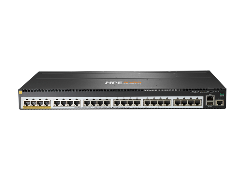 HPE Aruba Networking 2930M 24-Port Smart Rate PoE+ Class 6 1‑Slot Layer 3 Switch (R0M68A)