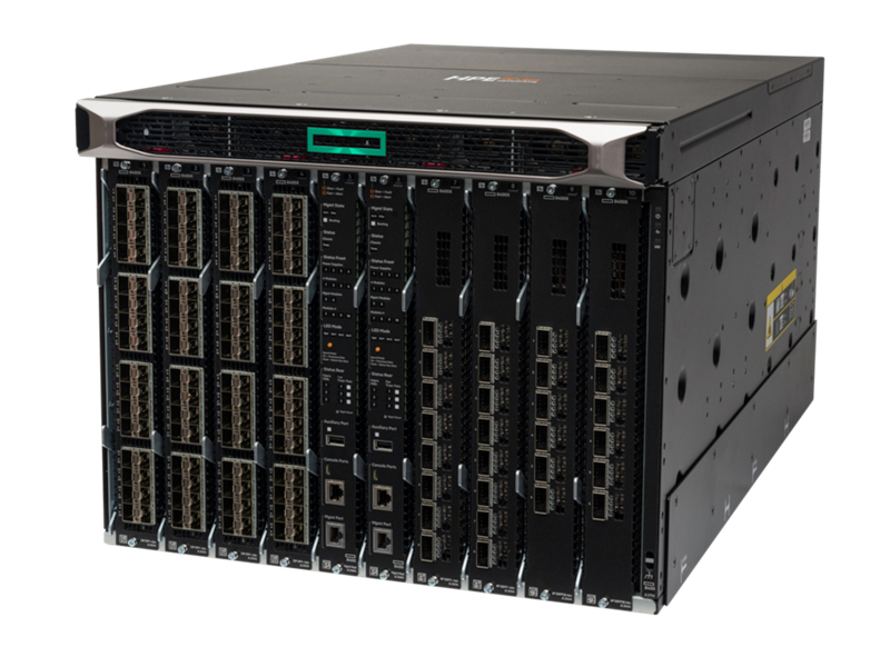 HPE Aruba Networking CX 8400 8-Slot Chassis Bundle with 3x Fan Trays, 18x Fans, Cable Manager, and X462 Rack Rail Kit (JL375A)