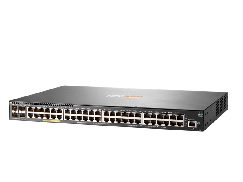 HPE Aruba 2930F 48G PoE+ 4SFP+ Layer 3 Managed Switch | JL256A