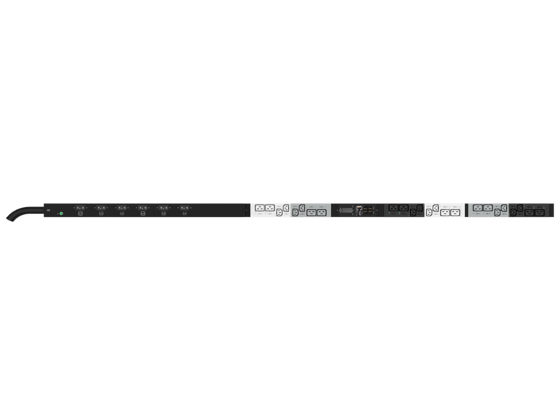 HPE G2 Metered/Switched 3Ph 17.3kVA PDU (P9S22A) - 60309 4-Wire 48A/208V, (12) C13, (12) C19, Vertical Mount
