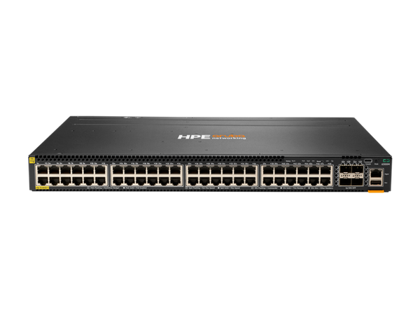 HPE Aruba Networking CX 6300M 48p 1GbE Class 4 PoE + 4p SFP56 Managed Switch (JL661A)