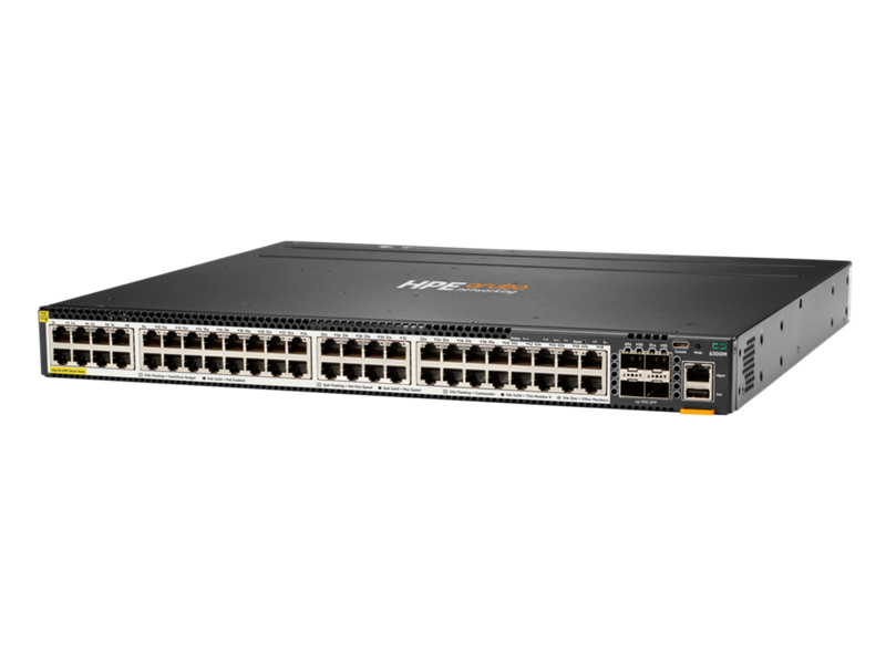 HPE Aruba Networking CX 6300M 48-Port Smart Rate Class 6 PoE and 4-Port SFP56 Switch