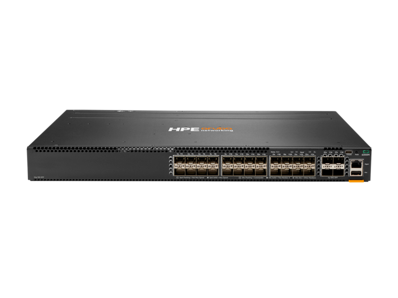 HPE Aruba Networking CX 6300M 24-port SFP+ and 4-port SFP56 Switch (JL658A)