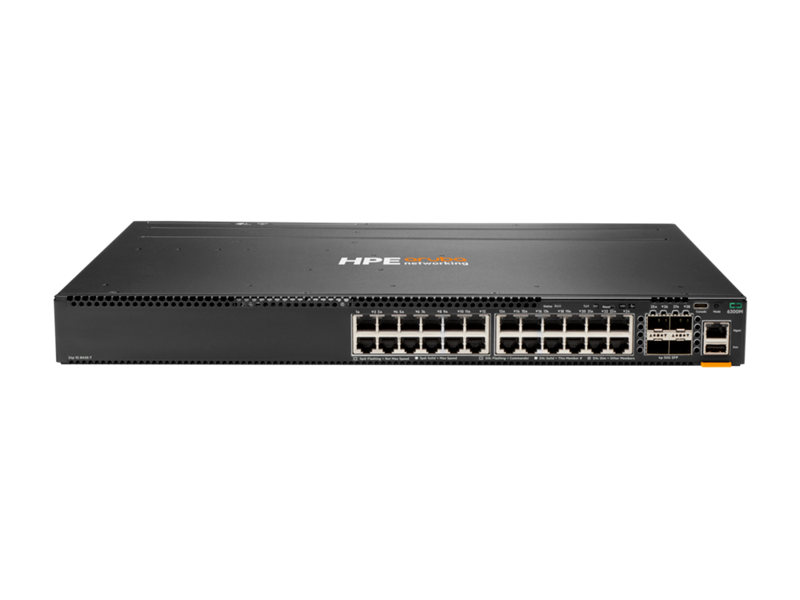 HPE Aruba Networking CX 6300M 24-port 1GbE and 4-port SFP56 Switch (JL664A)