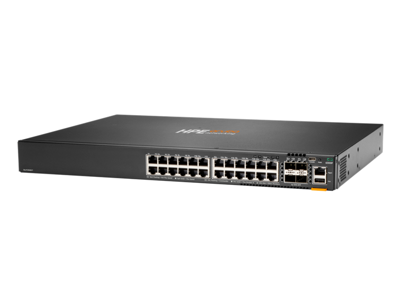 HPE Aruba Networking CX 6300F 24-Port 1GbE + 4-Port SFP56 L3 Managed Switch (JL668A