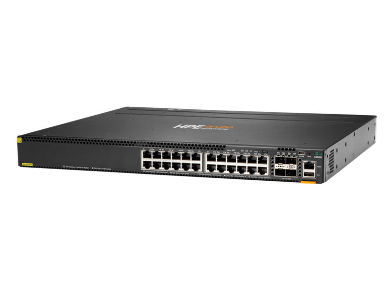 HPE Aruba Networking CX 6300M 24-Port 1GbE Class 4 PoE and 4-Port SFP56 Switch (JL662A)
