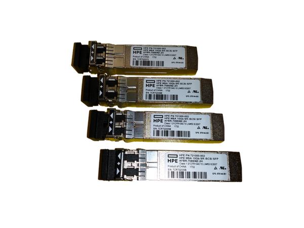 HPE MSA 10Gb Short Range iSCSI SFP+ 4-Pack Transceiver (C8R25B)