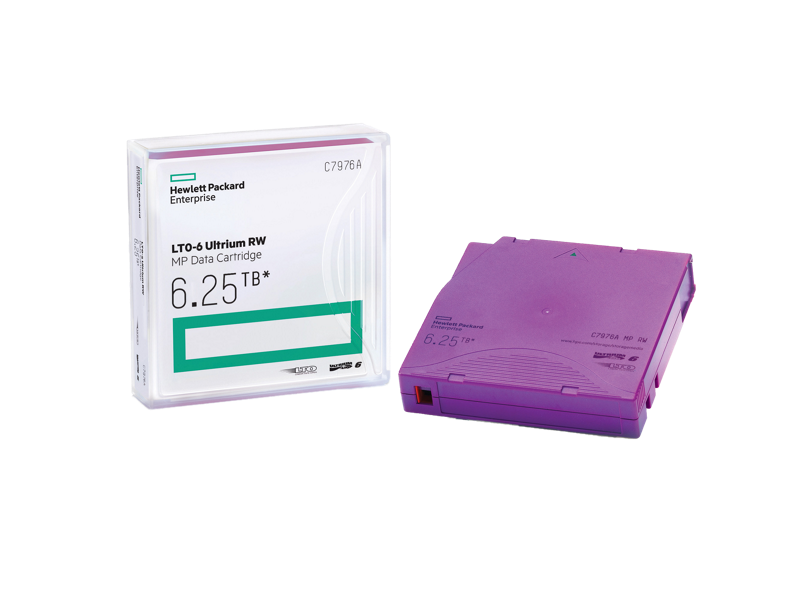 HPE LTO-6 Ultrium 6.25TB RW Non Custom Labeled Data Cartridges (20-Pack)