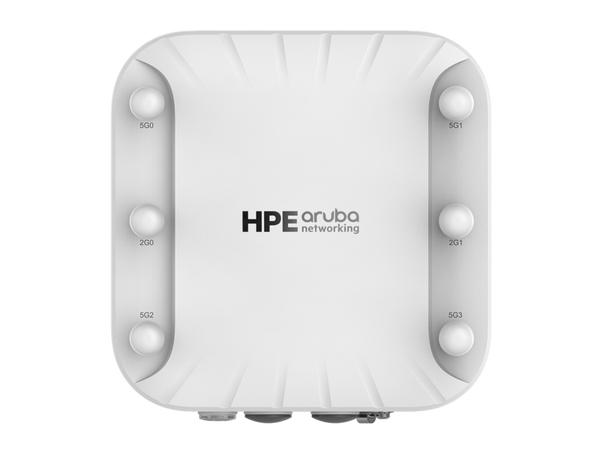 HPE Aruba Networking AP‑518 (JP) Dual Radio 4x4/2x2 Wi‑Fi 6 Hardened AP with 6x RP‑SMA Connectors