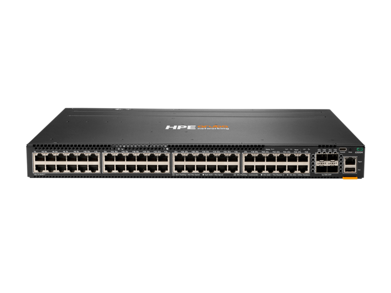 HPE Aruba Networking CX 6300M 48-port 1GbE and 4-port SFP56 Switch (JL663A)