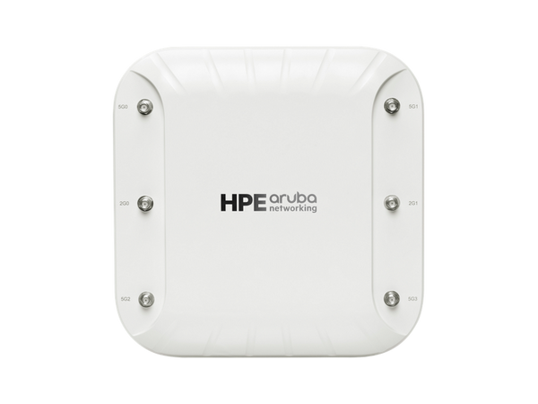 HPE Aruba Networking AP‑518 (RWF1) Dual Radio 4x4/2x2 Wi‑Fi 6 6xRPSMA Hardened TAA Access Point