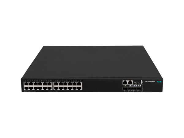 HPE Networking Comware Switch 5520HI 24-Port PoE+ 1G + 4 SFP+ 10G, 2 PS, 2 Fan Trays (R8M28A)