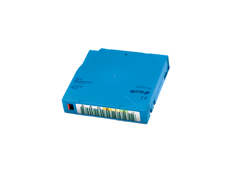 HPE LTO-9 Ultrium 45TB RW Custom Labeled Library Pack (20-Pack, No Cases)