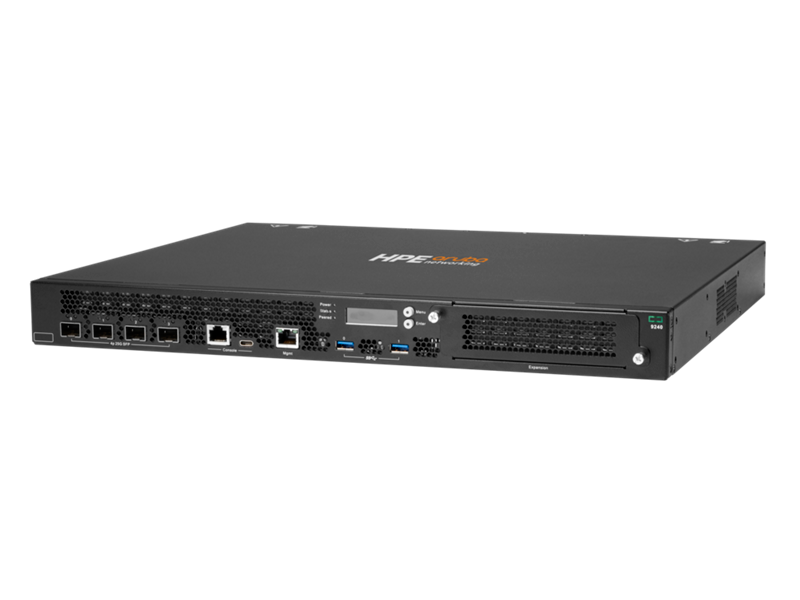 HPE Aruba Networking 9240 (RW) 4xSFP28 1 Expansion Slot Campus Gateway (R7H97A)