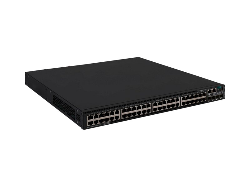 HPE Networking Comware 5140HI 48-Port PoE+ Gigabit Switch with 4 SFP+ and 1 Expansion Slot (R9L64A)