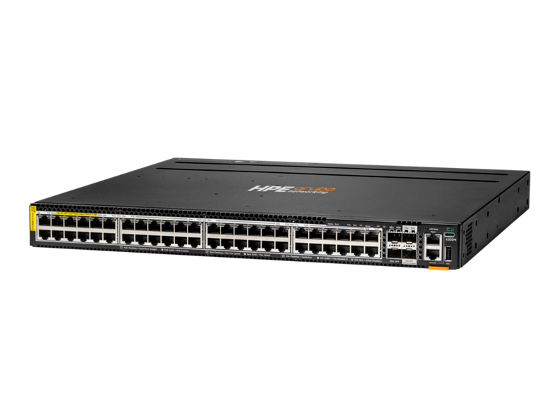 HPE Aruba Networking CX 6300M 48-Port 1G Class4 PoE + 4-Port 50G SFP56 TAA Compliant Switch (S0G06A)