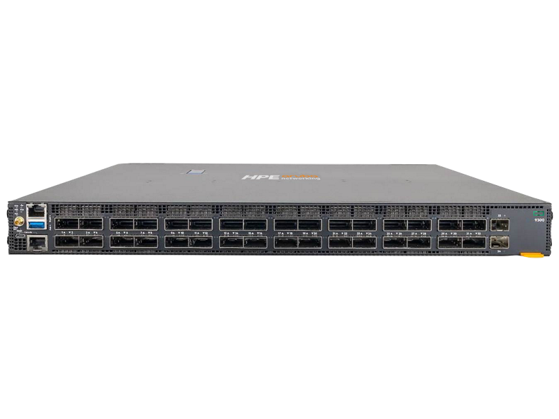 HPE Aruba Networking CX 9300S 32-Port 100G + 8-Port 400G B2F Switch Bundle (S0F87A)