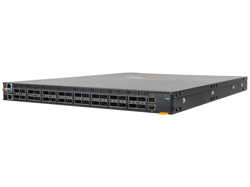 HPE Aruba CX 9300-32D 32-Port 100/200/400G QSFP-DD 2-Port 10G SFP+ Switch (R9A29A