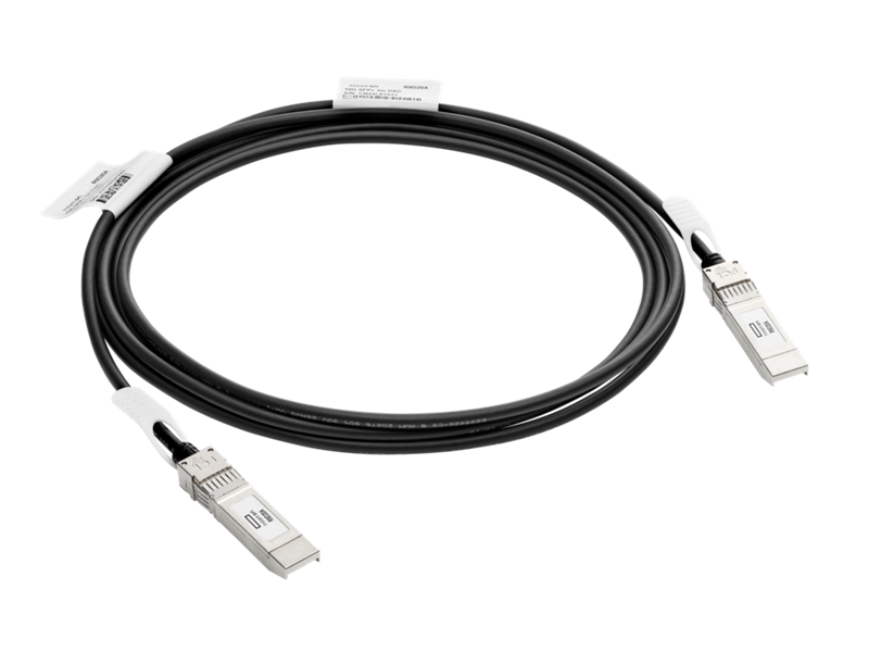 HPE Aruba Networking 10G SFP+ to SFP+ 3m Direct Attach Copper Cable (J9283D)