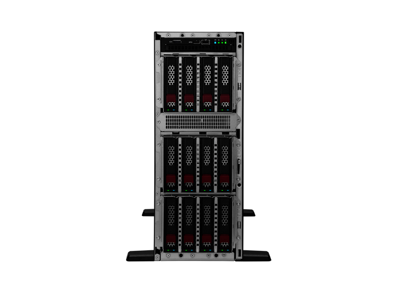 HPE ProLiant ML350 Gen11 4514Y 2.0GHz 16-Core 1P 64GB-R 8SFF MR408i‑o 2x480GB SSD 2x800W PS Server