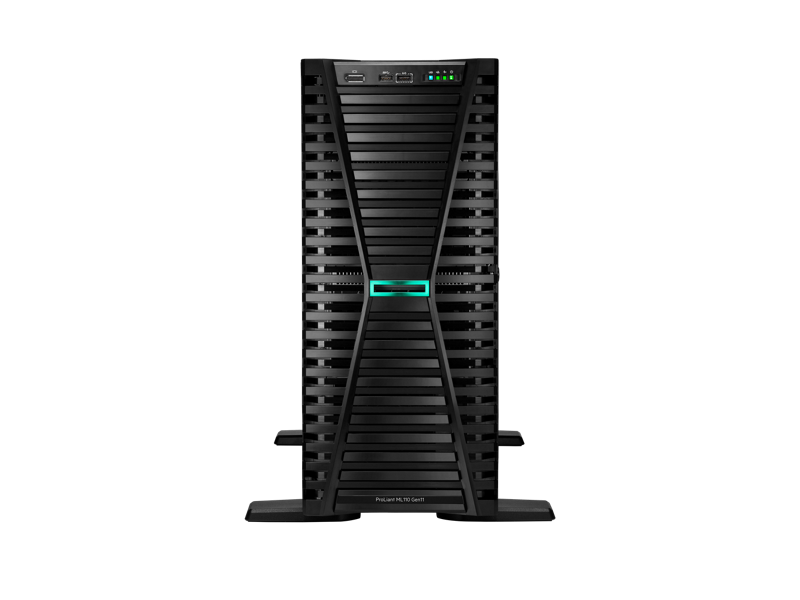 HPE ProLiant ML110 Gen11 3508U 2.1GHz 8-Core 1P 32GB-R 4LFF MR408i-o 2x2TB HDD 2x500W PS Server