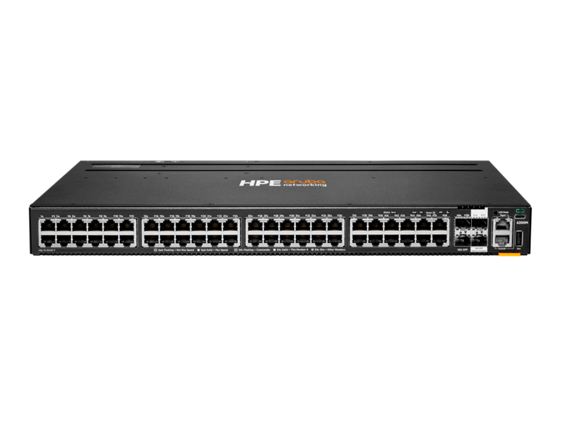 HPE Aruba Networking CX 6200M 48G 4SFP+ Managed Switch (R8Q69A)