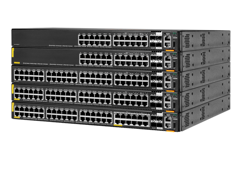 HPE Aruba Networking CX 6200M 36G 12SR5 Class6 PoE 4SFP+ Managed Switch (R8Q71A)