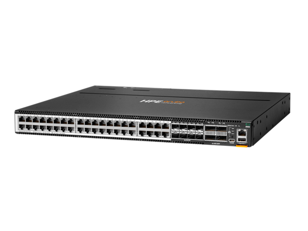 HPE Aruba CX 8100 48XF4C Ethernet Switch - 40-Port 10G/100G, R9W93A#ABA