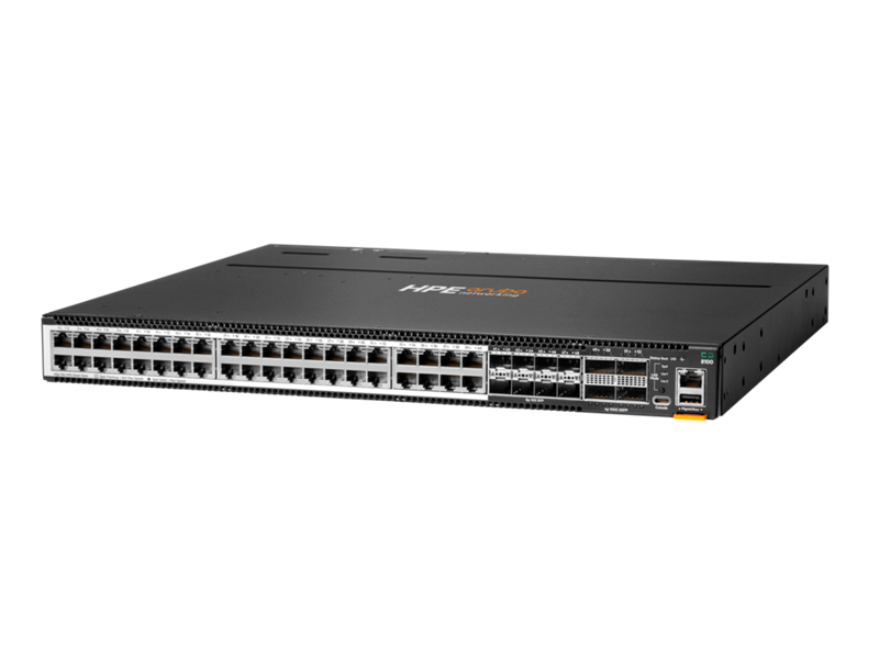 HPE Aruba CX 8100 48XF4C Ethernet Switch - 40-Port 10G/100G, R9W93A