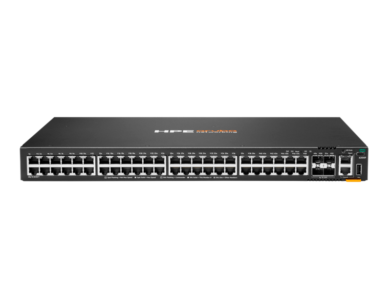 HPE Aruba Networking CX 6200F 48G 4SFP Managed Layer 3 Switch (S0M83A)