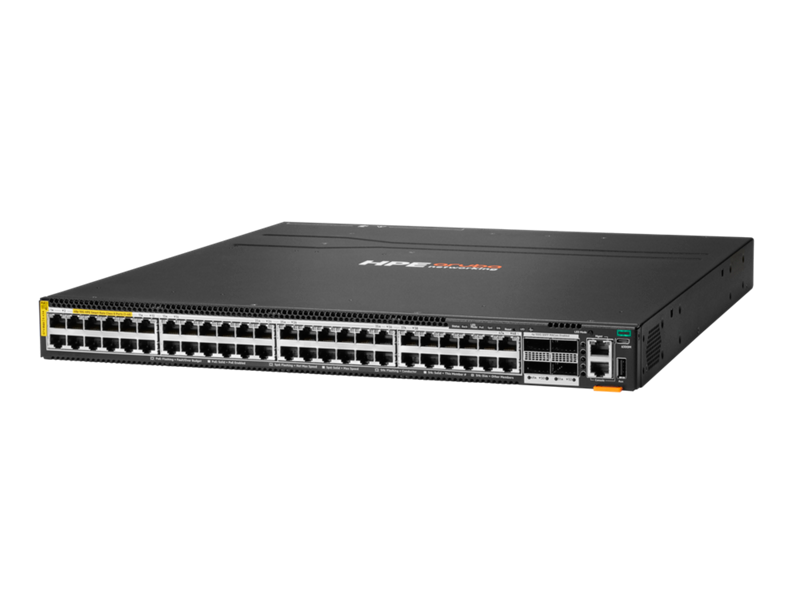HPE Aruba Networking CX 6300M 48p SR10 Class8 PoE and 4p 100G MACsec Switch (S0E91A)