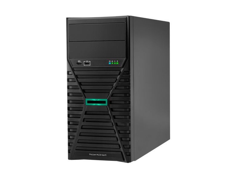 HPE ProLiant ML30 Gen11 E-2434 3.4GHz 4-Core 1P 32GB-U 8SFF MR216i-p 2x960GB SSD 2x500W PS Server