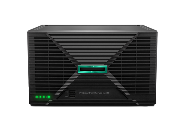 HPE ProLiant MicroServer Gen11 E-2414 4-Core 1P 16GB DDR5 4LFF NHP 180W External PSU Server (P78521-005)