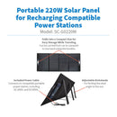 Eaton SC-G0220M 220W Foldable Portable Solar Panel for Power Stations