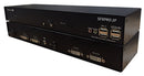 SmartAVI Dual DVI-D USB 2.0 Multimode Fiber Extender 1,500 ft (SFXPRO-2P-M-S)