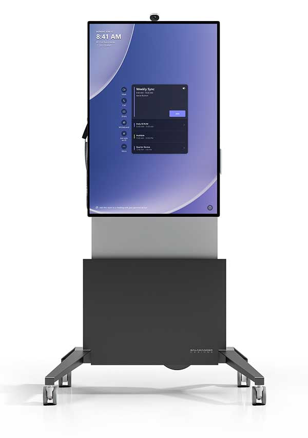 Salamander FPS2 Electric Lift Mobile Stand for Microsoft Surface Hub 2S 50″, Graphite Gray