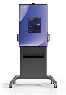 Salamander FPS1 Fixed Height Mobile Stand for Microsoft Surface Hub 2S 50", Graphite Gray