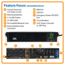 Eaton Tripp Lite SmartPro 3kVA 120V Line-Interactive UPS with WEBCARDLX, TAA Compliant – 2U Rack/Tower, Extended Run