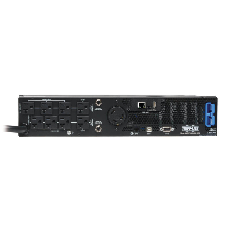 Eaton Tripp Lite SmartPro SM3000RM2UTAA 3kVA 2.25kW 120V Line-Interactive TAA-Compliant UPS – 2U Rack/Tower, Extended Run, LCD, USB, DB9, Network Card Options