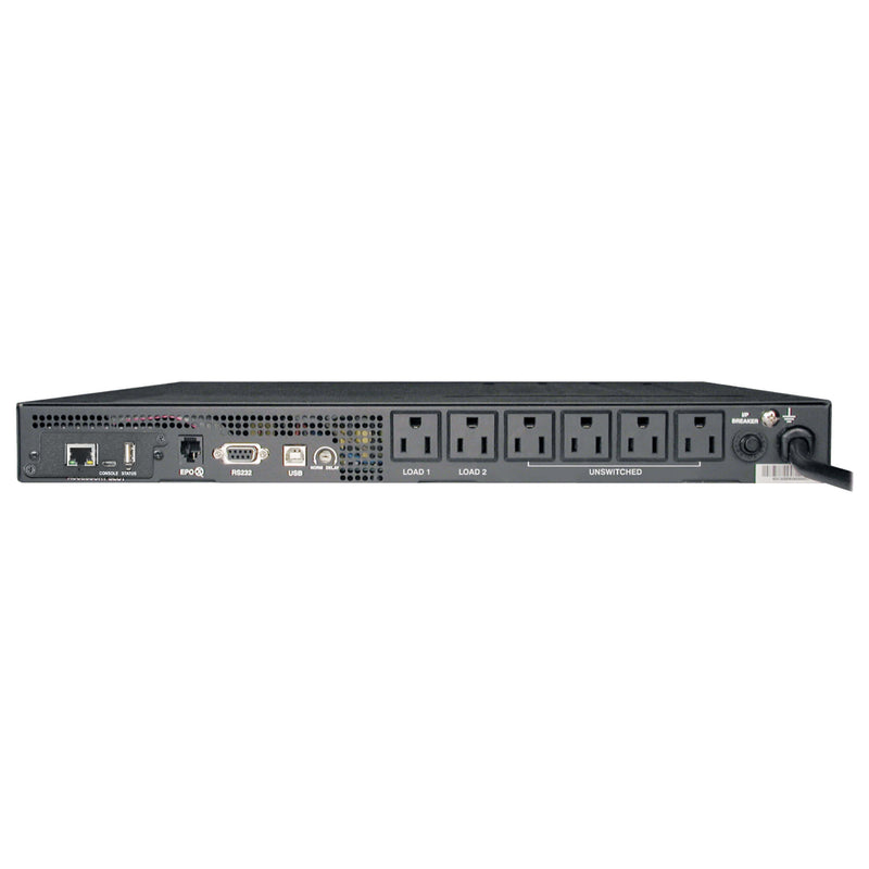 Eaton Tripp Lite SmartPro SMART1000RM1UN 1kVA 800W Line-Interactive UPS with WEBCARDLX Network Interface, 120V, 1U Rackmount