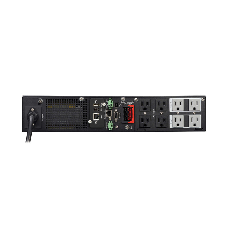 Eaton Tripp Lite SMART1000RMX2UN SmartPro 1000VA 120V Line-Interactive Sine Wave UPS – 8 Outlets, Extended Run, LCD, NIC, 2U Rack/Tower