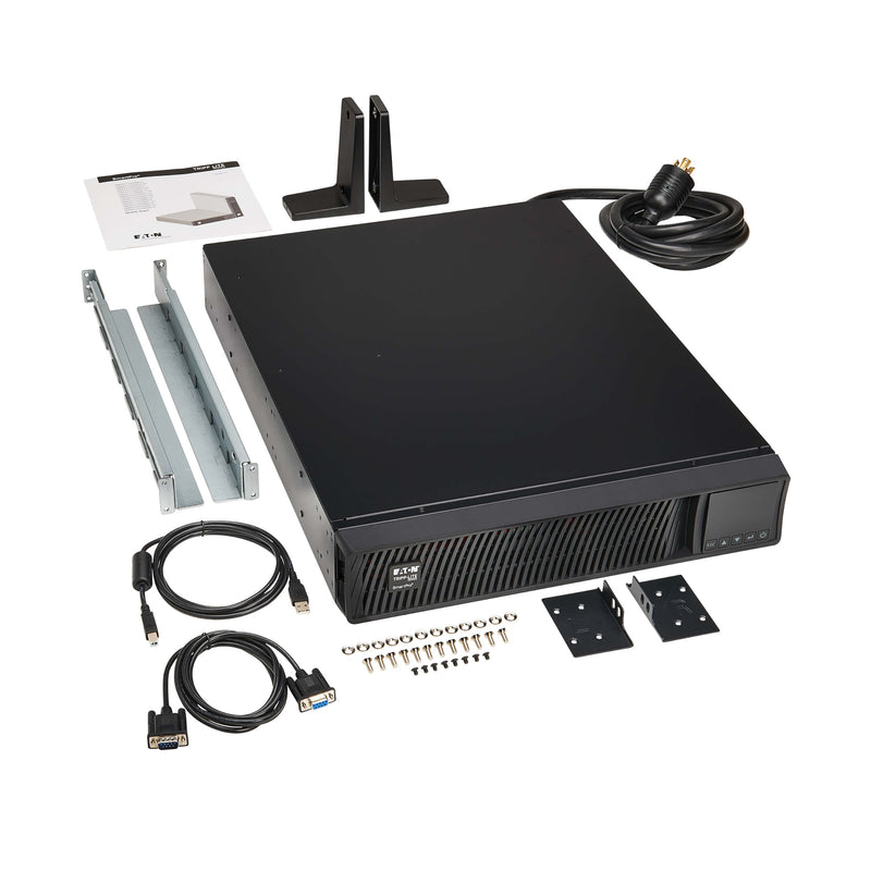 Eaton Tripp Lite SmartPro SMART3000RM2U 3000VA 3000W Line-Interactive UPS – 120V, Sine Wave, LCD Display, USB & DB9 Ports, 2U Rack/Tower