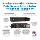 Eaton Tripp Lite SmartPro 3000VA 120V Line-Interactive UPS - 2U Rack/Tower, TAA