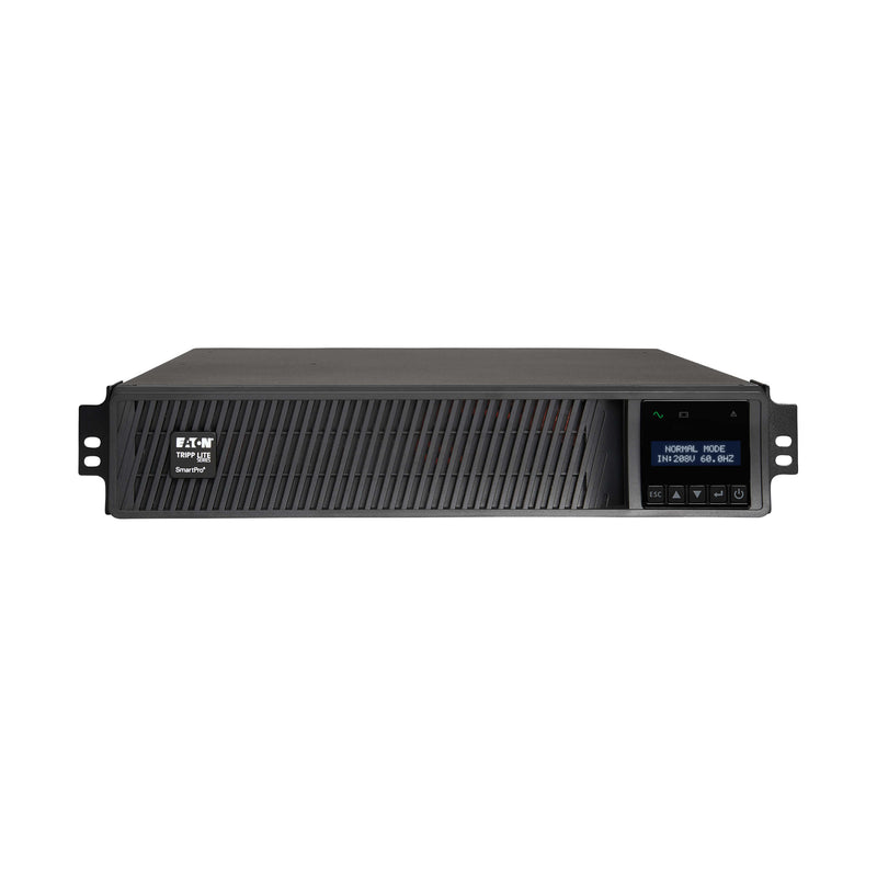 Eaton Tripp Lite SmartPro 3000VA 3000W 208/230V 2U Line-Interactive UPS with LCD, Extended Runtime, USB, DB9, 10 Outlets – Rack/Tower
