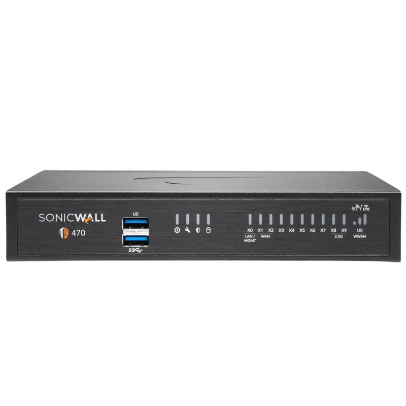 SonicWall TZ470 TotalSecure Advanced Edition with 1YR Security Services - 02-SSC-6794
