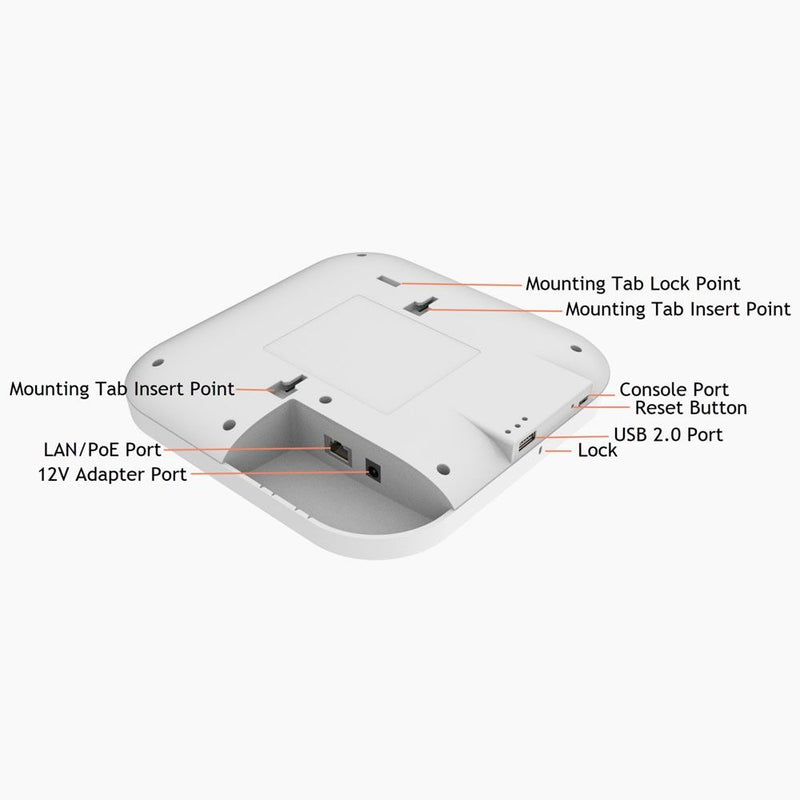 SonicWall SonicWave 621 Wireless Access Point 8-Pack Secure Upgrade Plus with 3-Year Cloud WiFi Management & Support (No PoE) - 03-SSC-0720