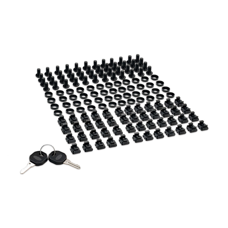 Eaton Tripp Lite SR24UBFFD SmartRack 24U IP54 Standard-Depth Half-Height Rack Enclosure Cabinet with 8 Fans, Dust Filters, and Locking Doors