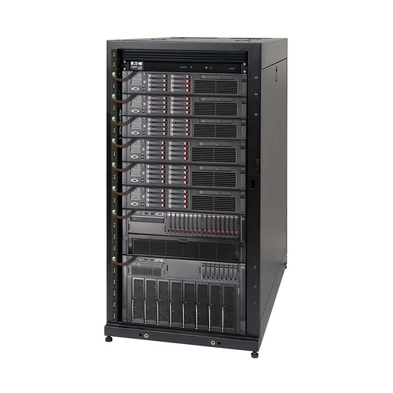 Eaton Tripp Lite SR25UB 25U SmartRack Standard-Depth Half-Height Server Rack Enclosure
