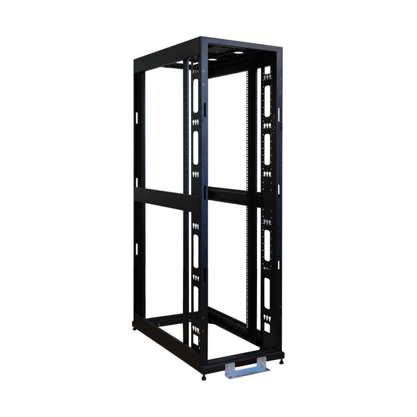Eaton Tripp Lite SR45UBEXPND SmartRack 45U Standard-Depth 4-Post Premium Open Frame Expansion Rack, 37" Depth, 3500 lb Capacity, Black